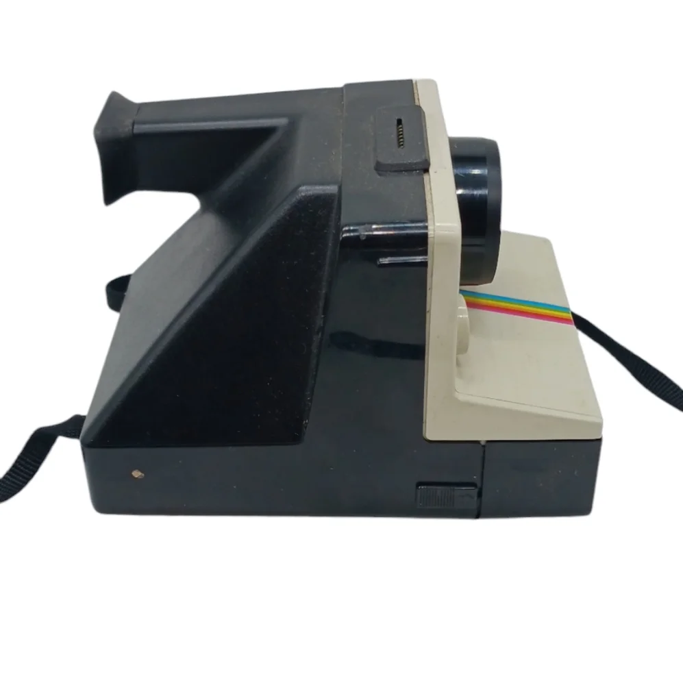 Original Polaroid SX-70 OneStep White Rainbow Stripe Land Camera - Picture 4 of 7